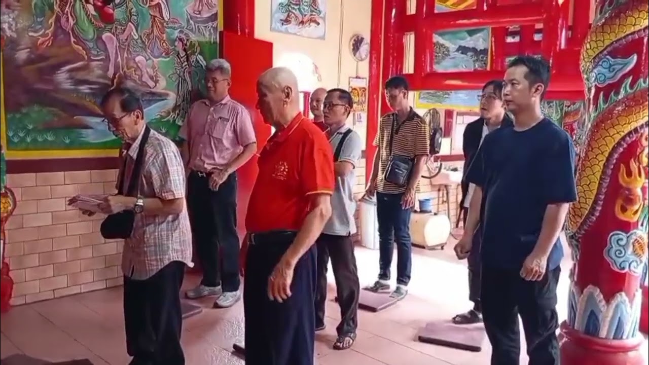 Kelenteng Hok Sin Tong  Marga Huang Km 7 Palembang Gelar Ritual Sambut Imlek