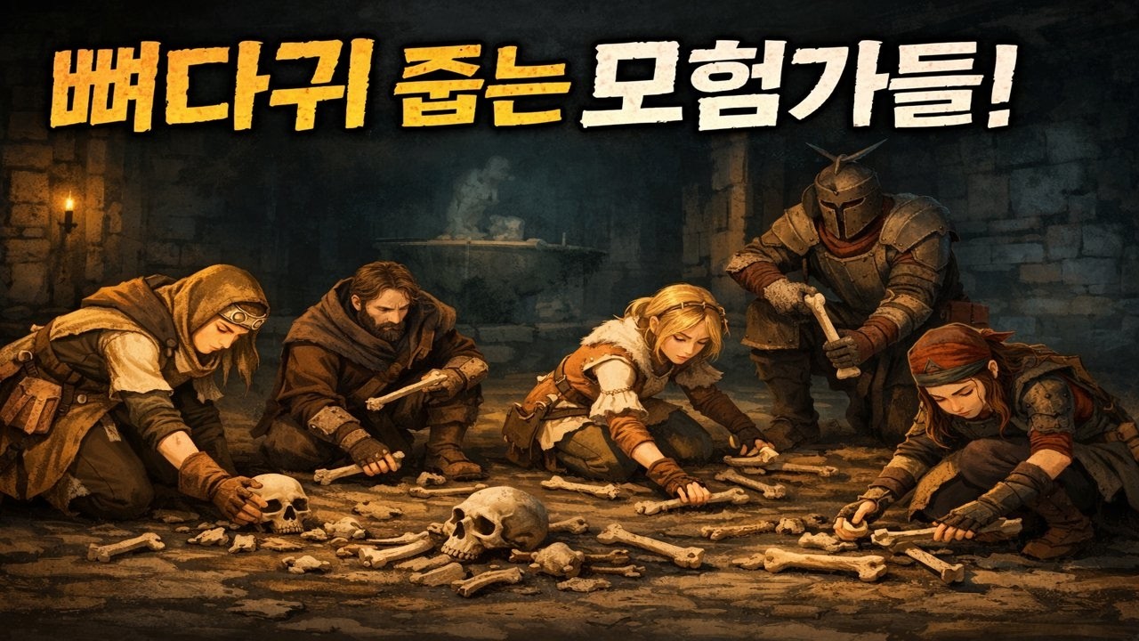 위저드리 배리언트 다프네 주기적으로 뼈 모으기