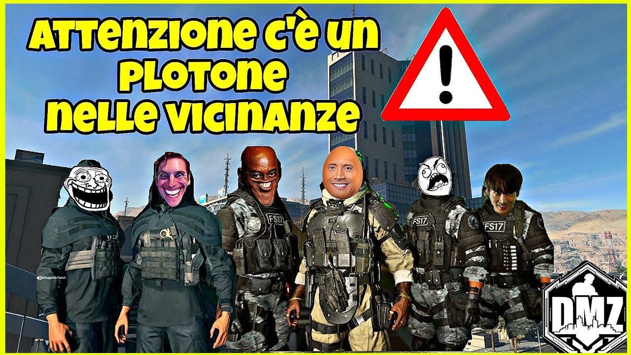 ATTENZIONE c'è un PLOTONE nelle VICINANZE.... DMZ Gameplay (ITA)