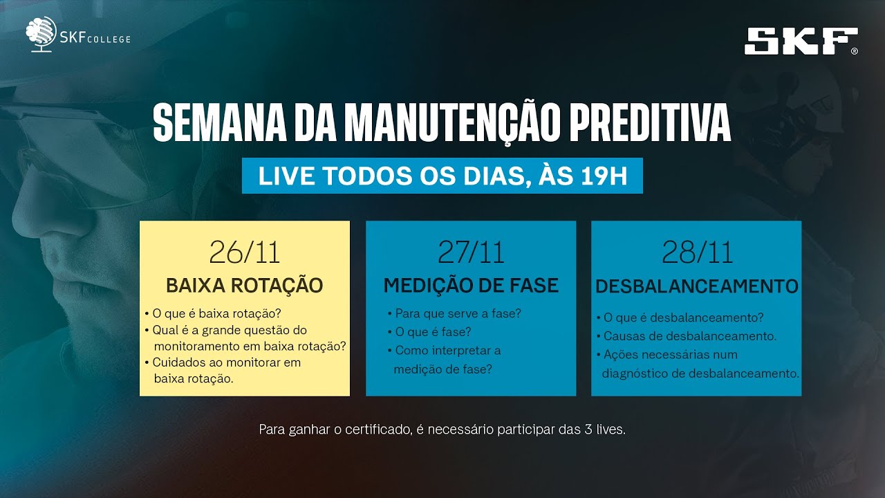 Baixa Rotação - Semana da Manutenção - LIVE 1