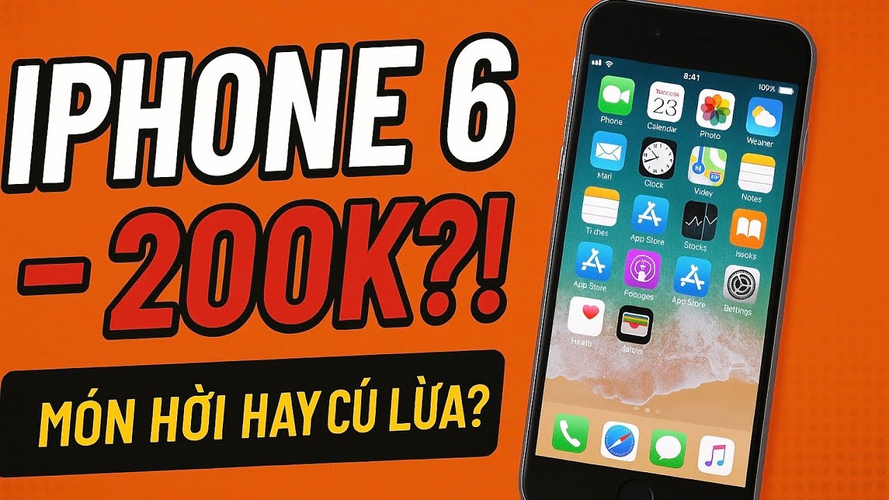 iPhone 6 Giá Rẻ Nhất Mạng Chỉ 200K – Mua Về Làm Máy Phụ Được Không? | Tâm Review