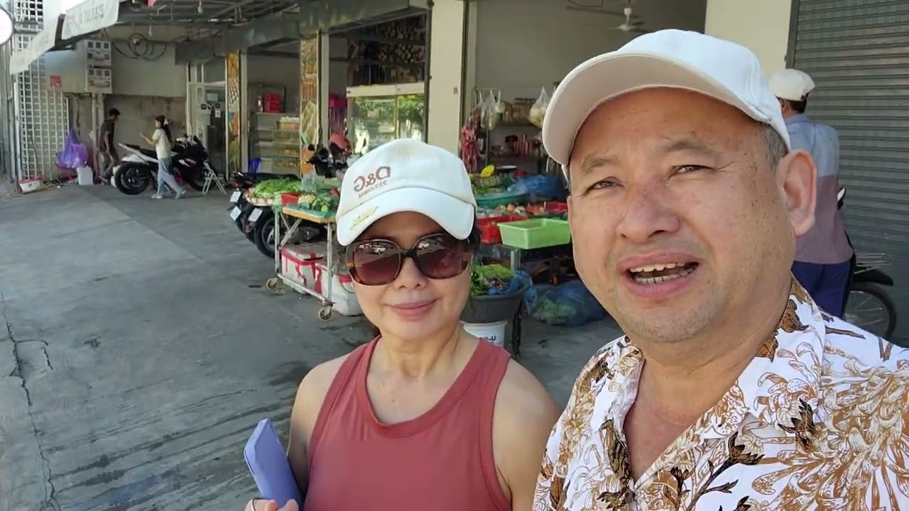 ដើរទិញបន្លែនៅក្បែរៗផ្ទះមកធ្វើម្ហូបជាមួយភរិយា