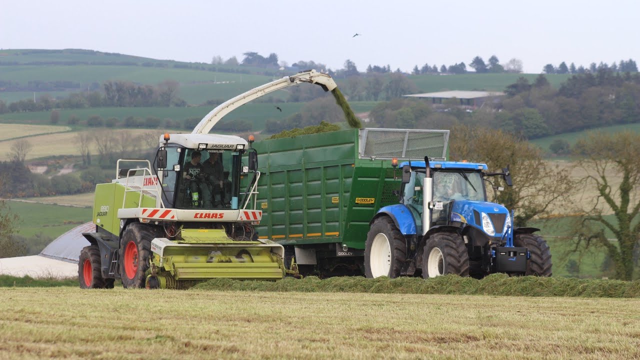 Silage 2023 ~ Claas 890, JCB TM420 & TM320s with New Holland & John Deere