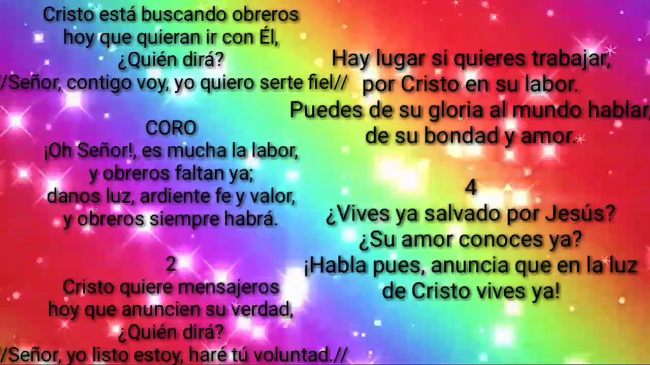 Aeminpu himno Cristo está buscando obreros