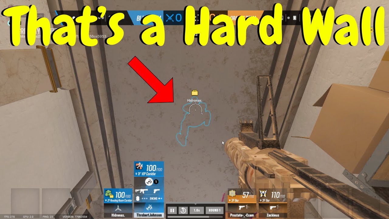 Level 1 Cheater in Rainbow Six Siege