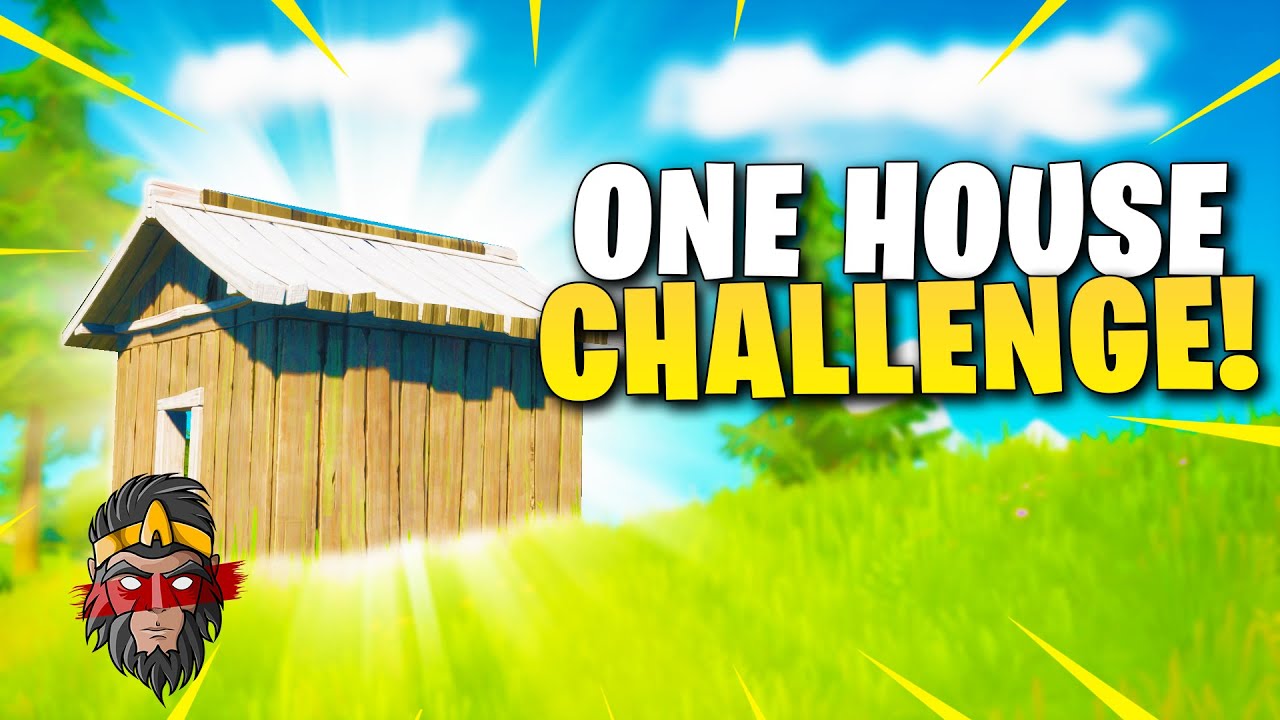 *CHALLENGE* LOOT JEN Z JEDNOHO DOMU VE FORTNITE!!