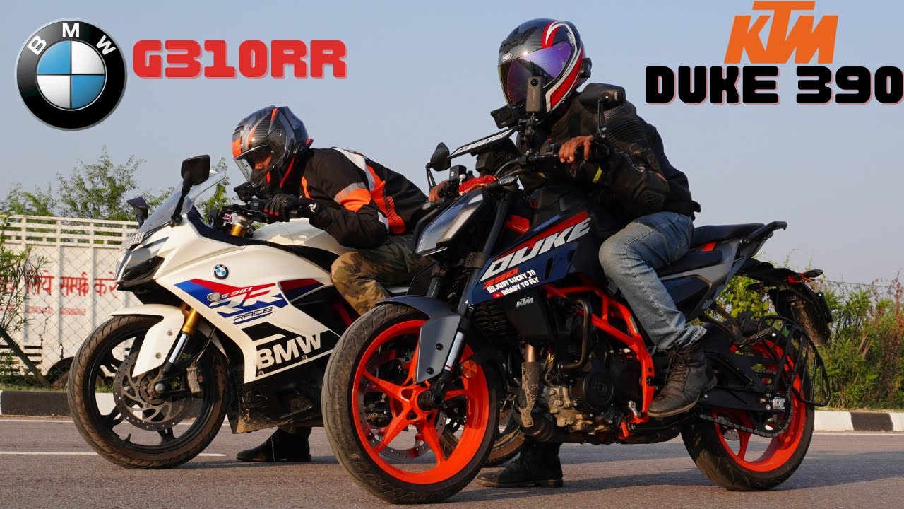 2024 Duke 390 vs BMW G 310 RR Drag Race