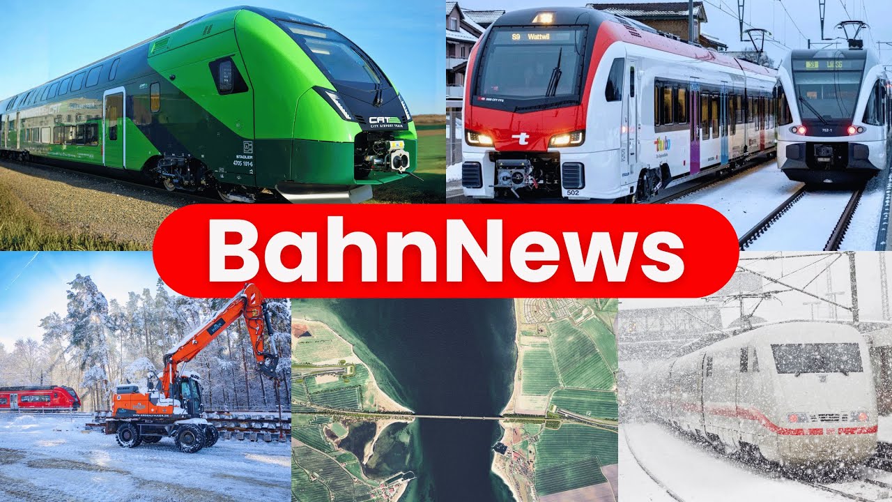 Coradia Max und Fehmarnbelttunnel verzögern sich, CAT, Mehrspur Zürich - Winterthur, uvm. | BahnNews
