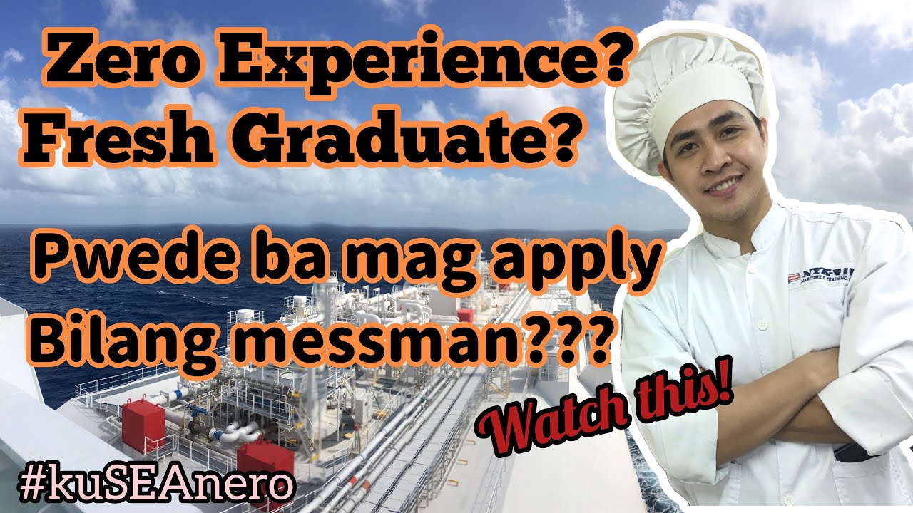 Pwede ba mag apply bilang Messman..kahit Zero experience? | Erwin Alvarez