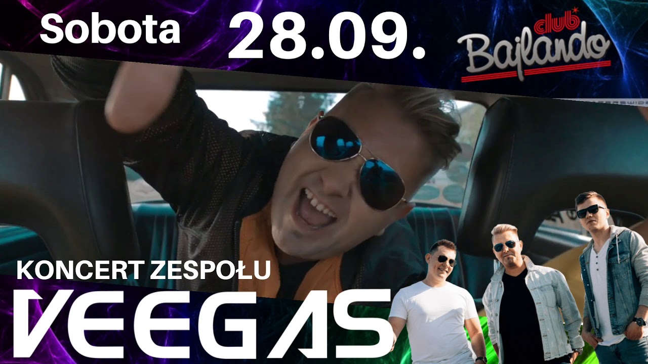 Zespół ⭐VEEGAS⭐ koncert w klubie Bajlando❗28.09.19
