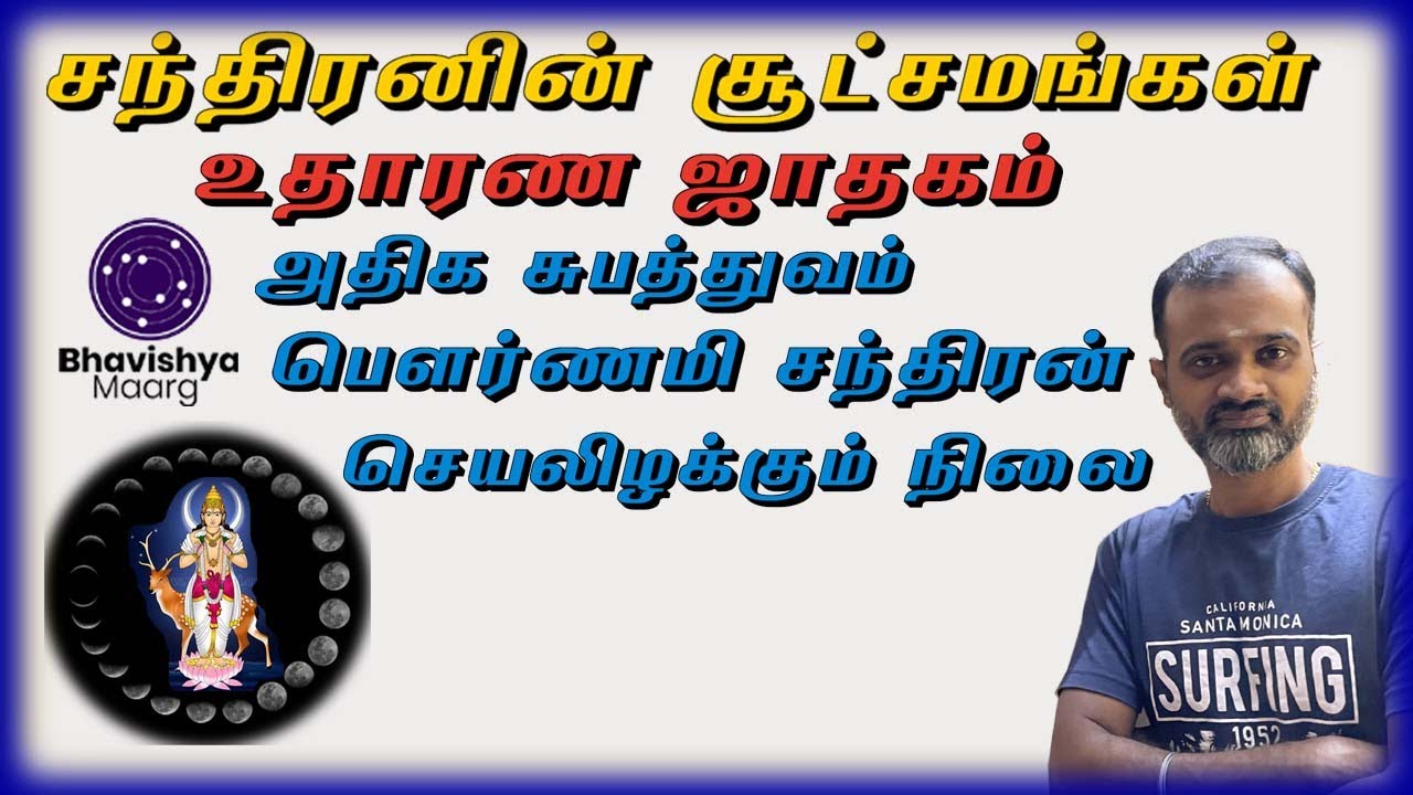 பௌர்ணமி சந்திரன் செயலிழக்கும் நிலை | #bhavishyamaarg #astrology #jothidam