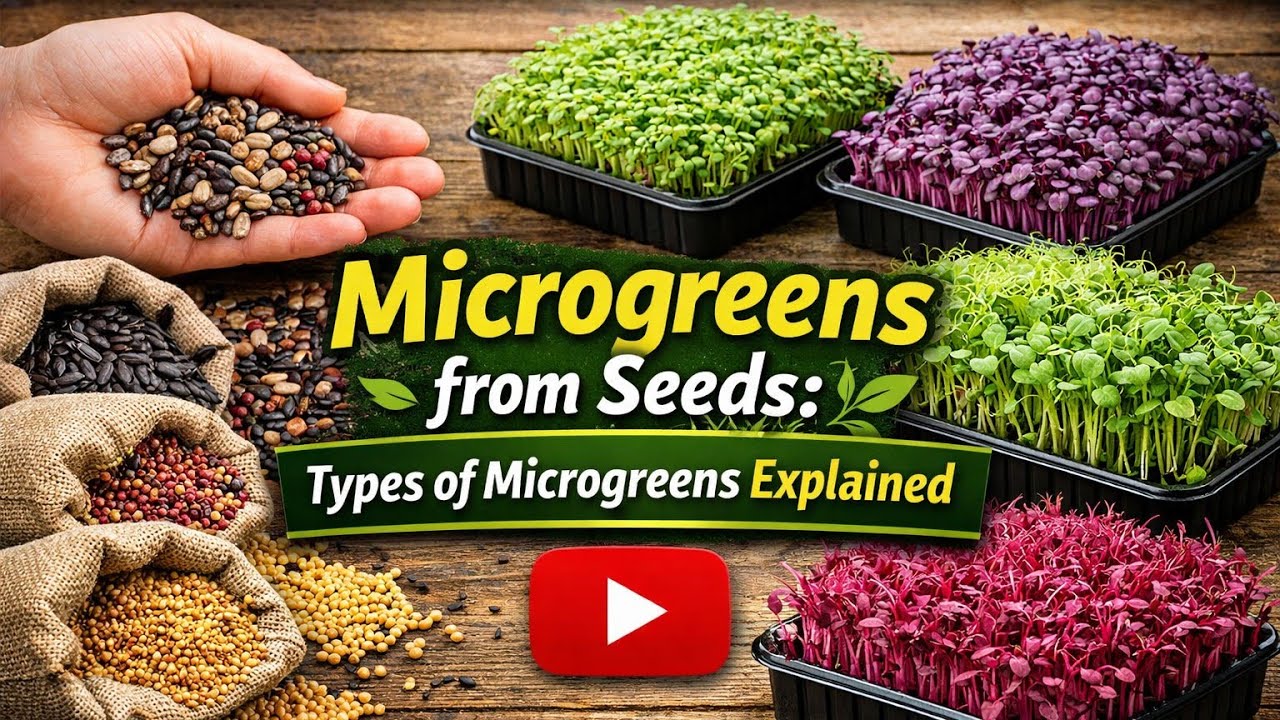 Microgreen 101 : What Are The Different Types Of Microgreens | Azmi Agriculture | #azmiagriculture