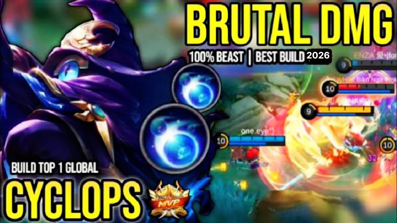Why is Cyclops the beast in the mid lane? #mobilelegends 