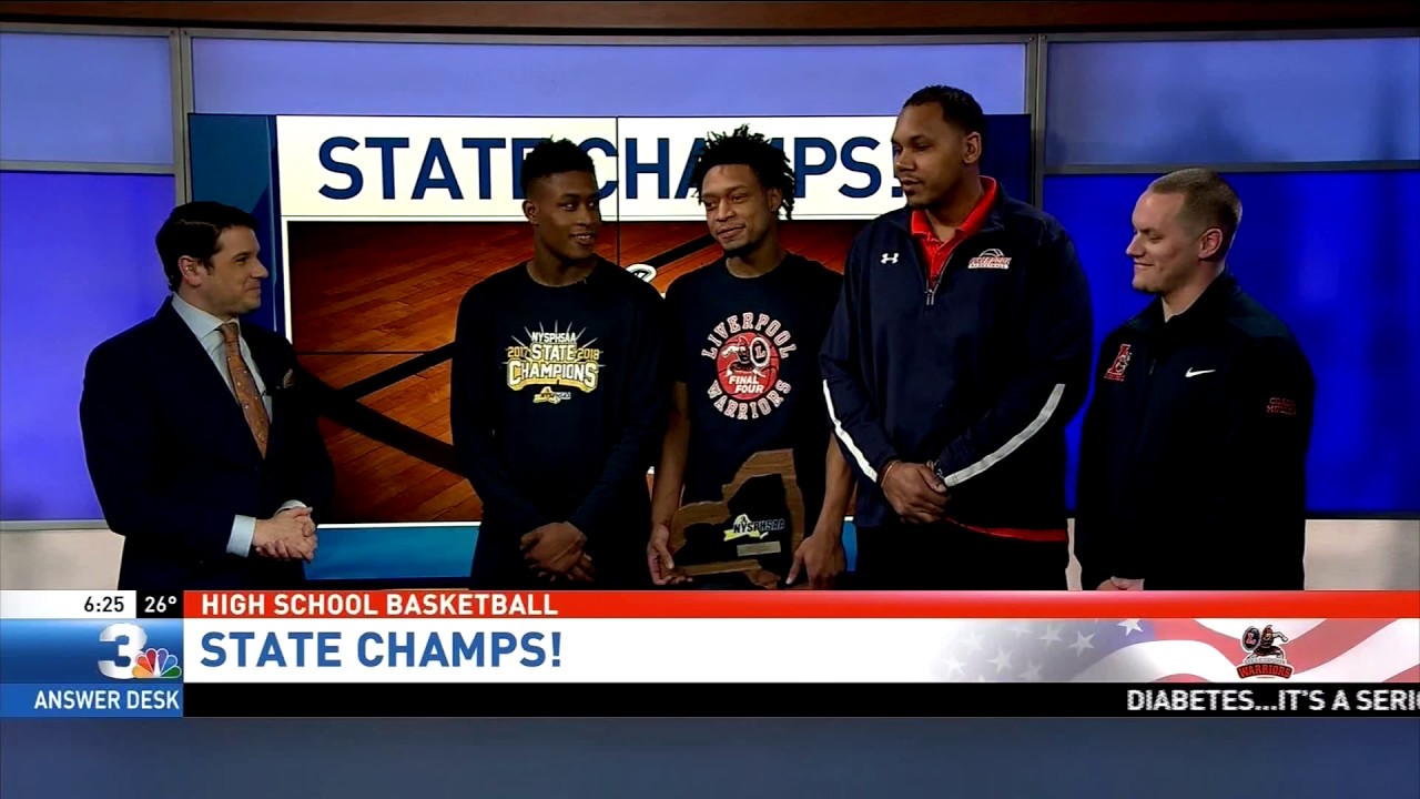 State Champion Liverpool Basketball live in NBC3 Studios