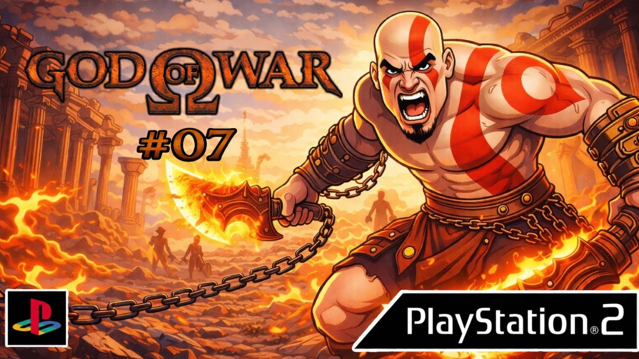 GOD OF WAR 1 PS2 DUBLADO PT-BR - A BATALHA CONTRA O MINOTAURO #07