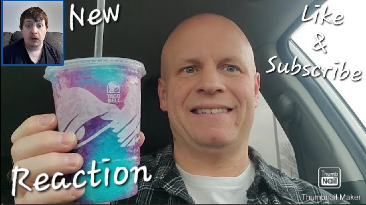[Reaction] New Taco Bell Blue Raspberry Electric Strawberry Freeze Review