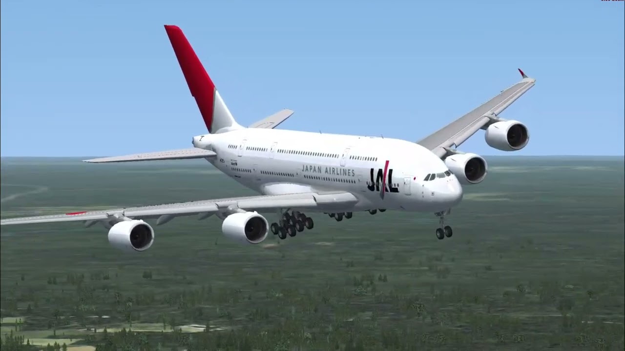 Heavy JAL A380 Landing 🇯🇵✈️