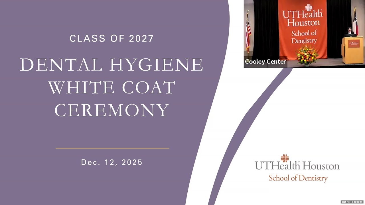 Dental Hygiene Class of 2027 White Coat Ceremony