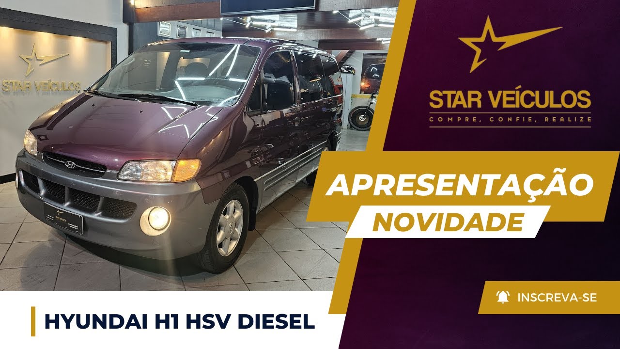#Vendido - Raridade - Hyundai H1 Starex HSV Turbo Diesel - A mais nova do BRASIL!