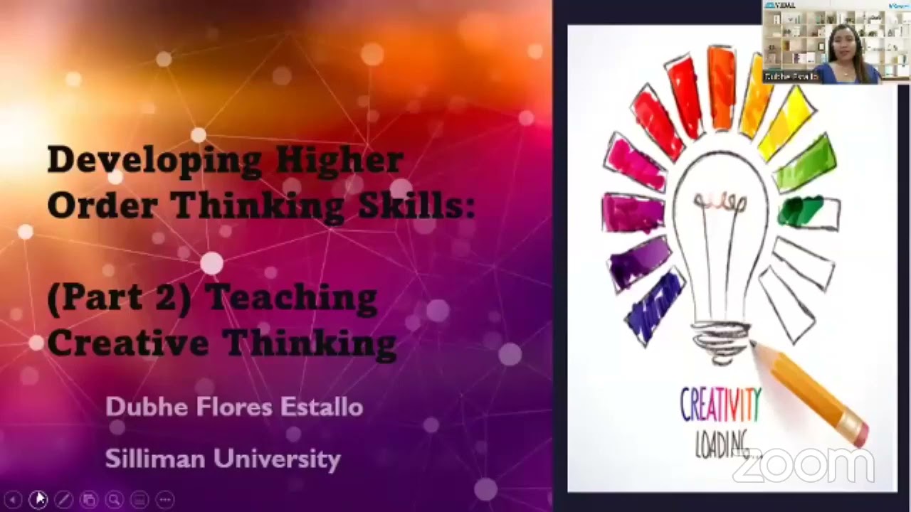 [LEARN@HOME] Developing Higher Order Thinking Skills: Teaching Critical Thinking