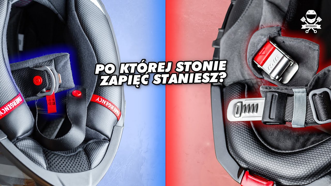 Jak to odpiąć? Rodzaje zapięć w kaskach motocyklowych!