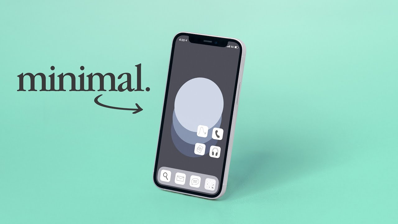 Моя минимальная настройка iPhone