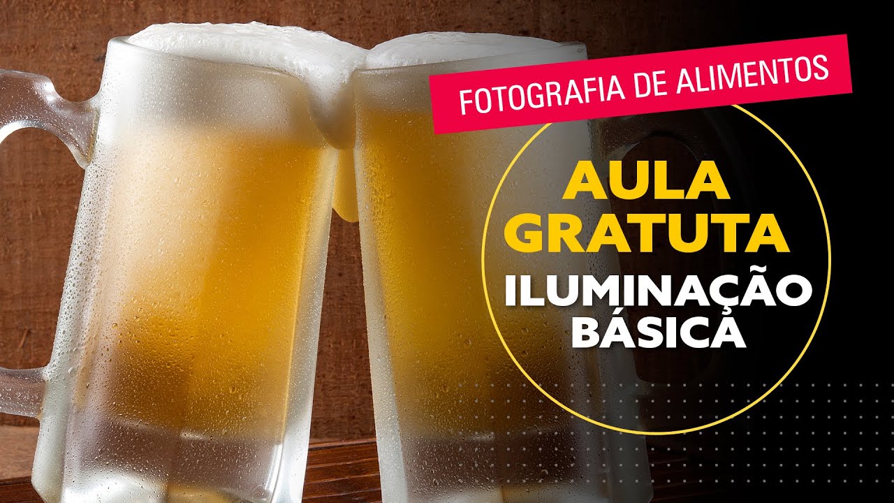 AULA GRATUITA - ILUMINAÇÃO para fotografia de alimentos
