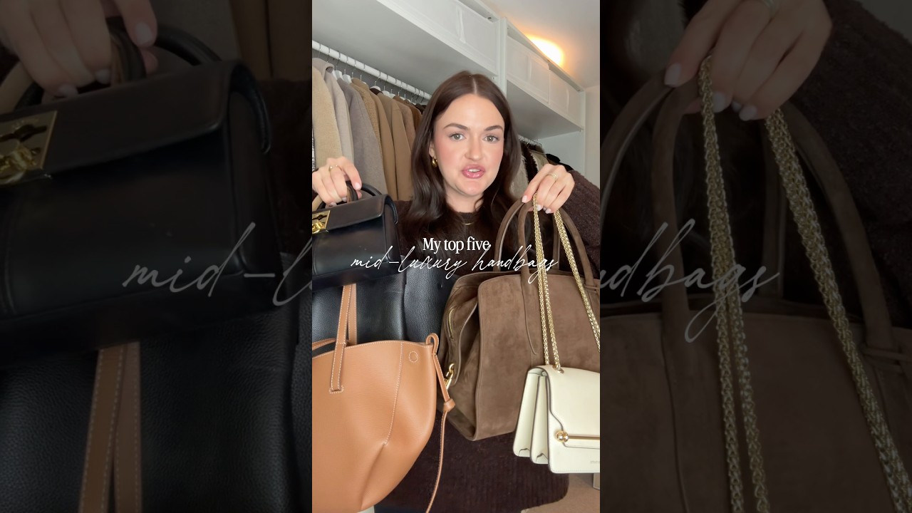 My top five mid-luxury handbags for autumn 🍂