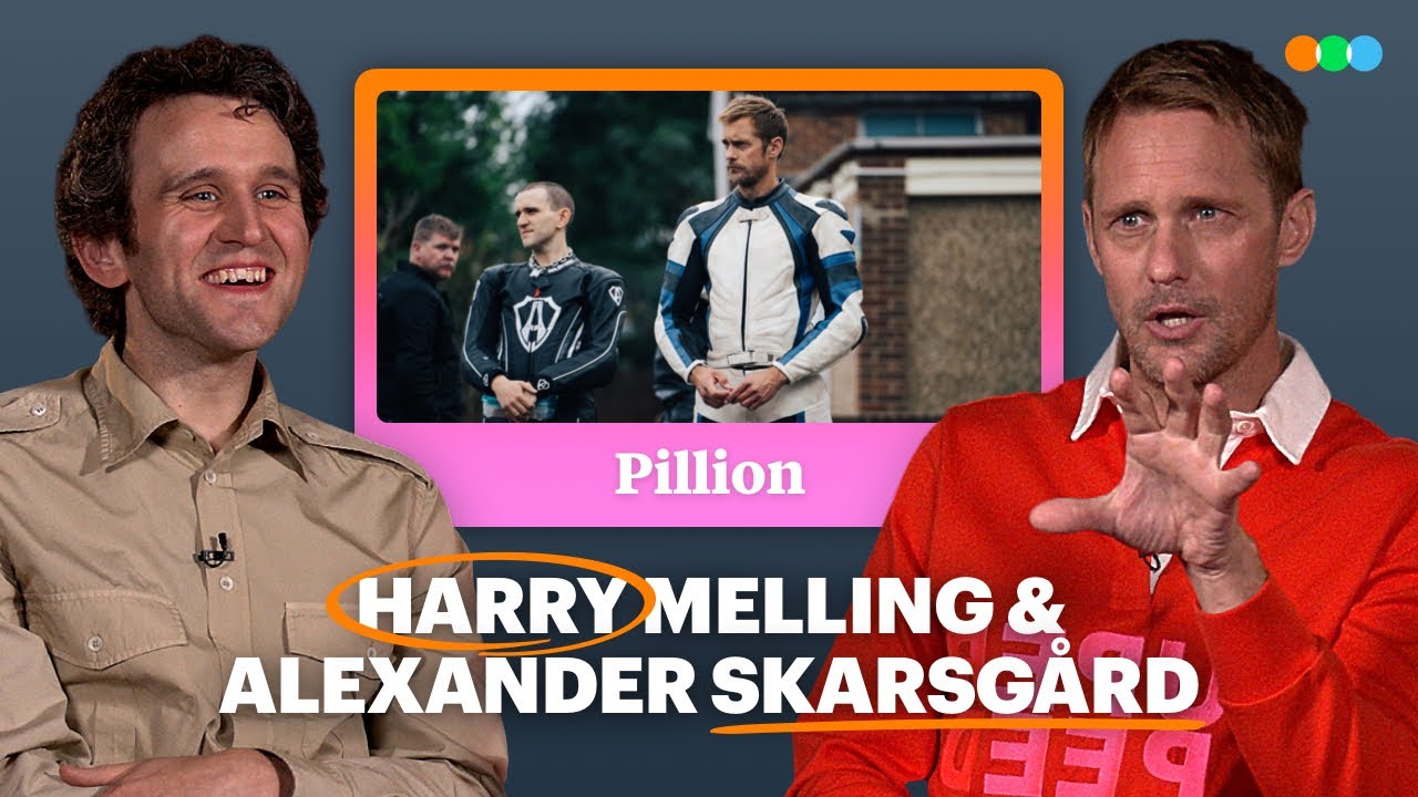 Pillion: Harry Melling and Alexander Skarsgård on the Film's Dom-Sub Dynamic and Leather Looks