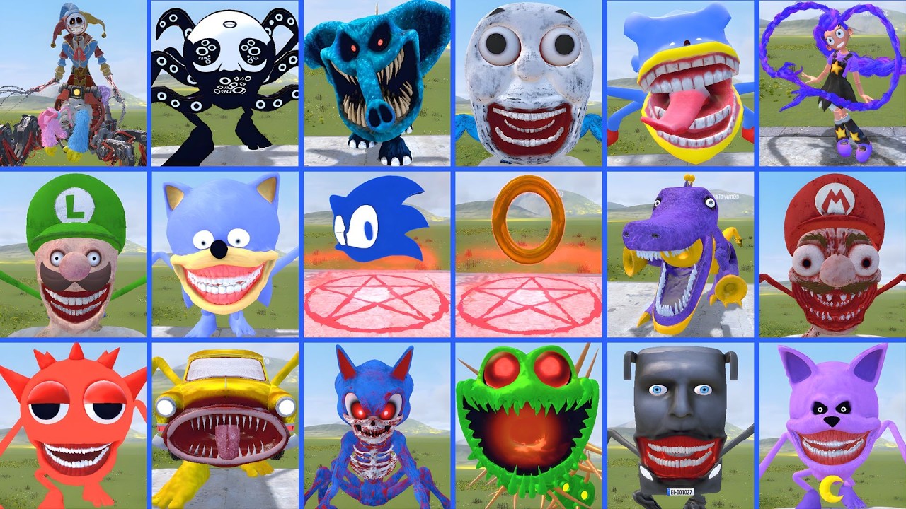 WHO IS THE STRONGEST FROM ALL SHIN SONIC TAPES VS ITALIAN AI BRAINROT MEMES TAPES in Garry's Mod