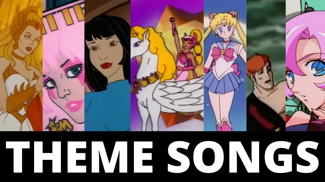 SheRa | Jem and the Holograms | Sailor Moon | Sky Dancers | Utena | 80s 90s Theme Song Music | Intro