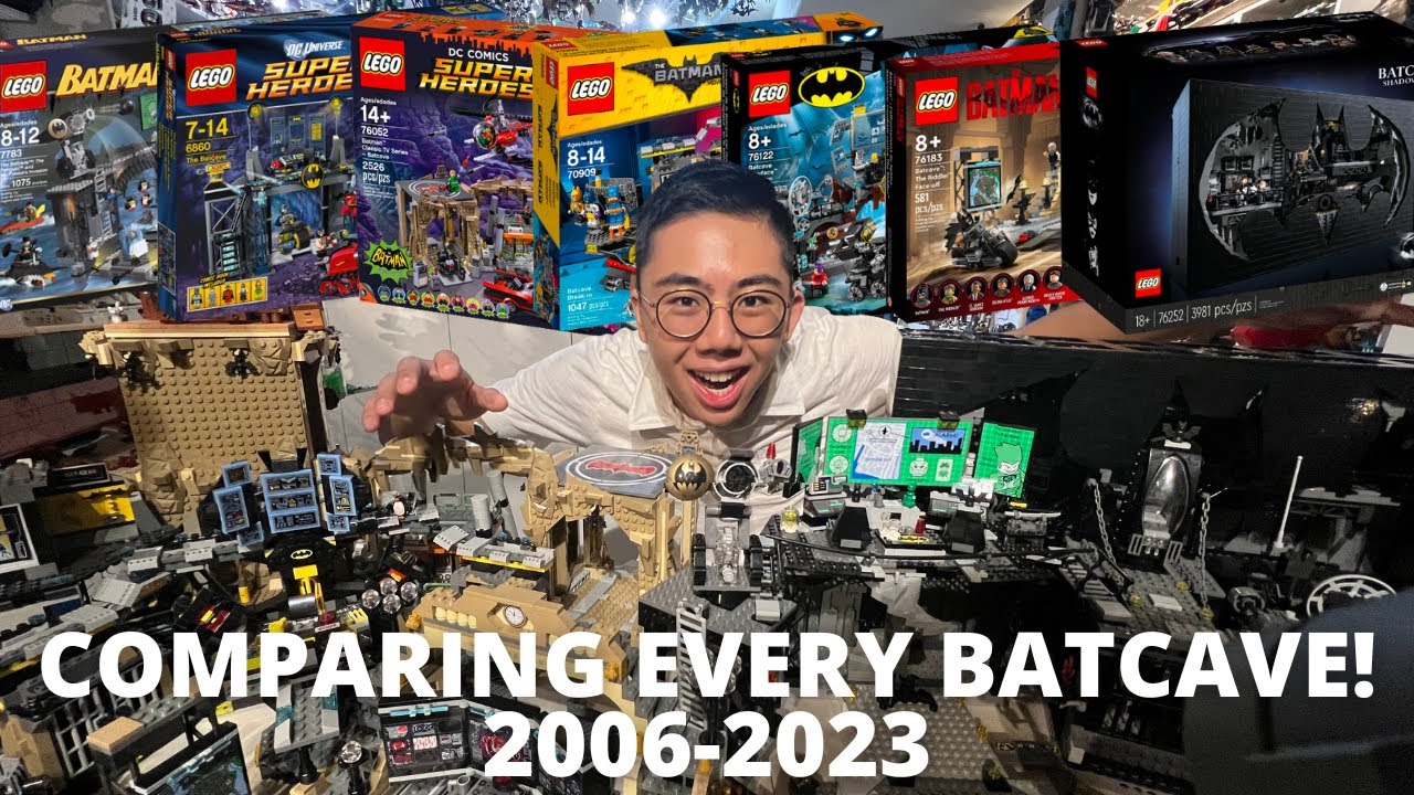 Every LEGO Batman Batcave EVER!