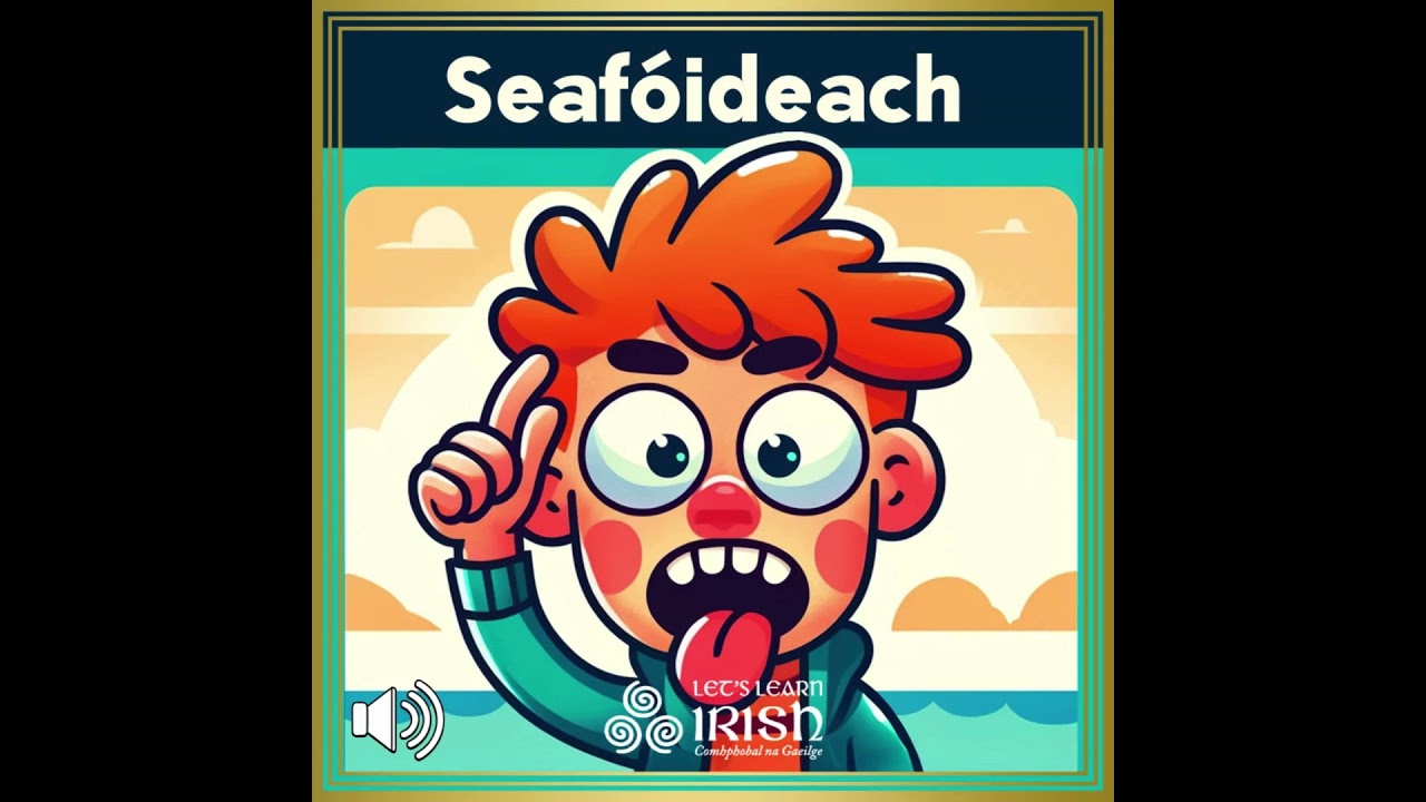 Top 50 Irish Words: Seaf&oacute;ideach, meaning 'silly, daft'. #50Focal #Shorts #Gaeilge #Irish #Gaelic