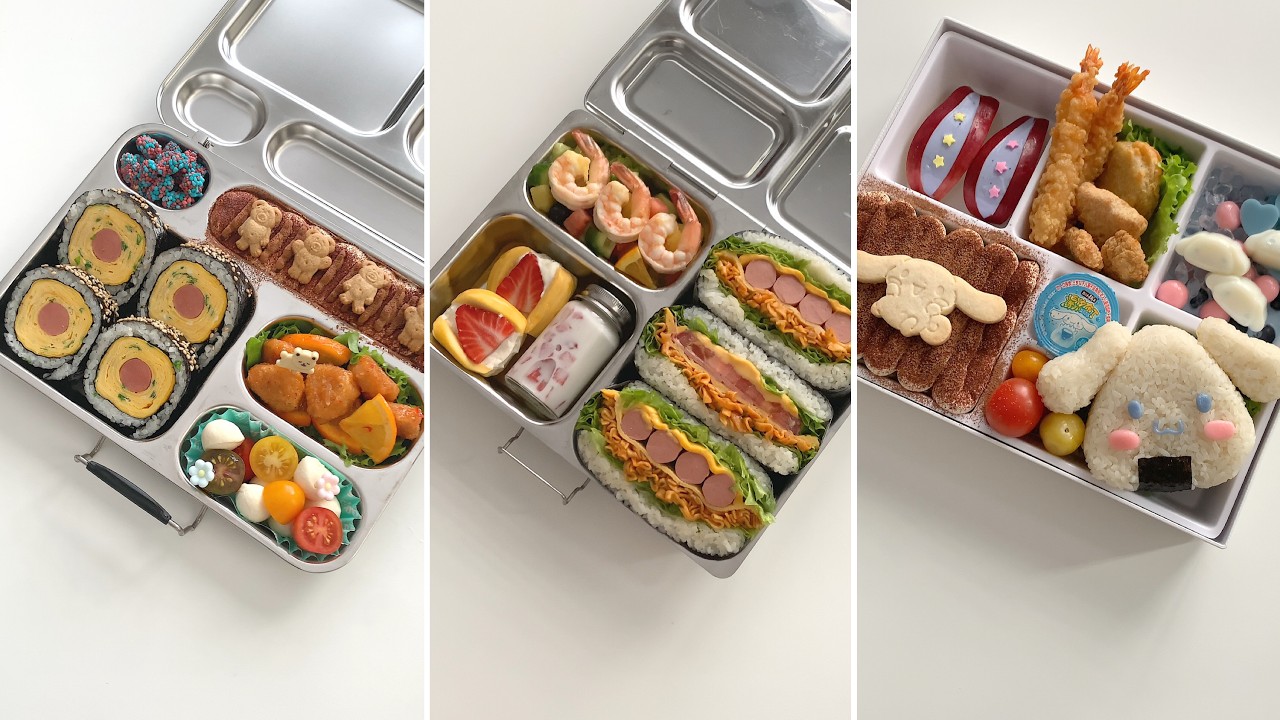 AsmrCooking My Bentobox & Fun Food Ideas｜Cute & Creative Meal Collection (Ep. 11) 🍱 ✨ #asmrvideo