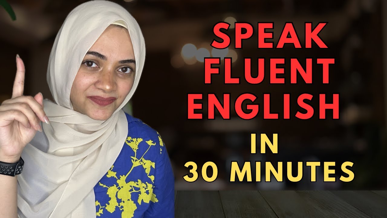 How to Speak Fluent English in Just 30 Minutes (Practice with Me) | English With Me