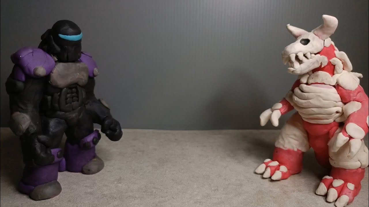 BIG BOT vs MEATWALL (claymation)