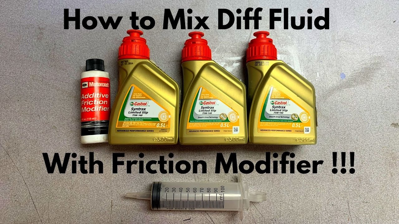 How to mix differential fluid with friction modifier for BMW e46 M3 e90 M3 e92 f80 M3 f87 M2 e60 M5