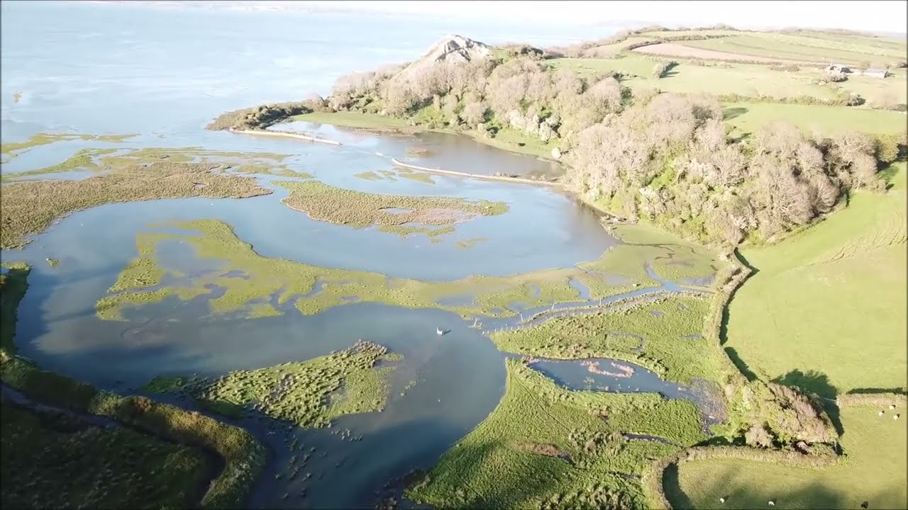 SOUTH WALES: Gower Peninsula: Wales: Llanmadoc and Whiteford Burrows.