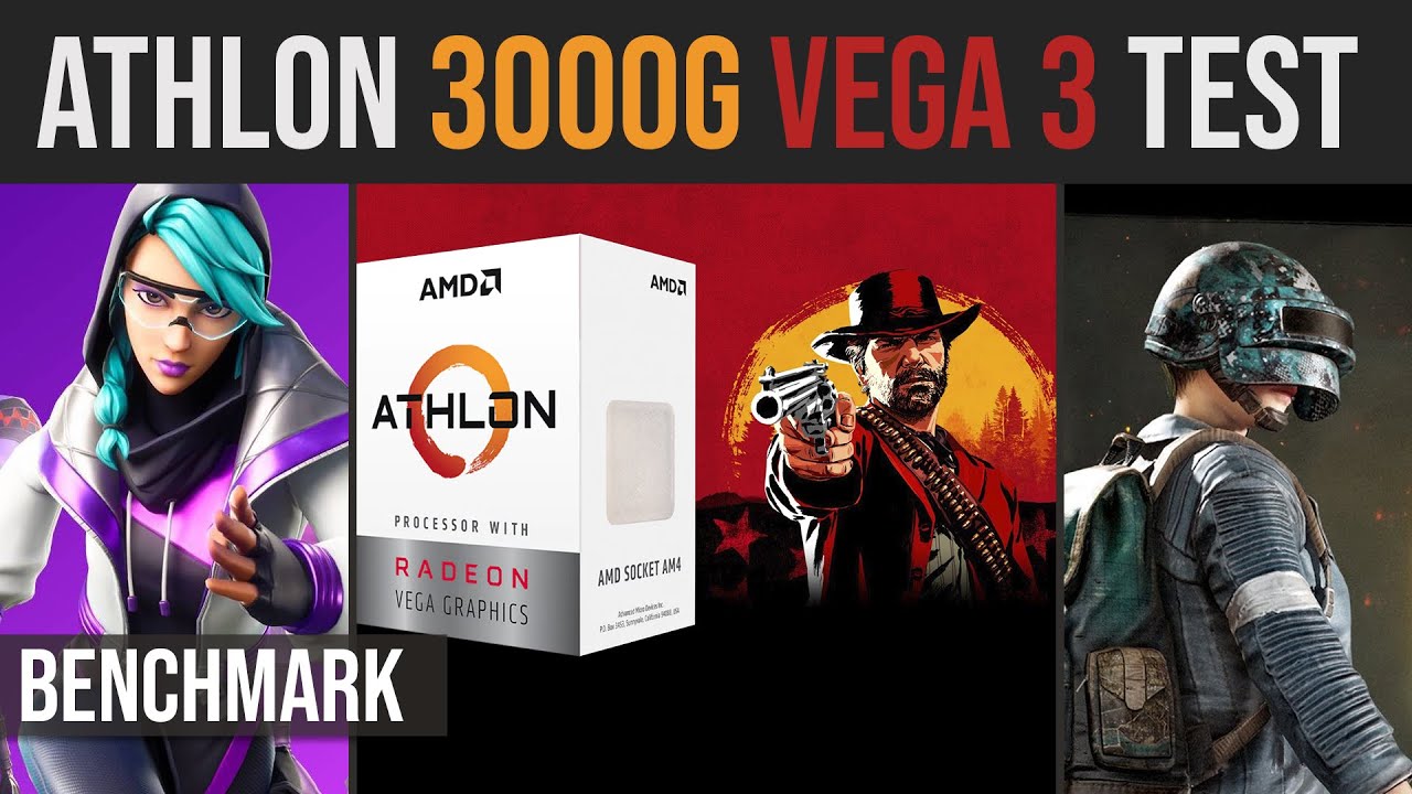 AMD Athlon 3000G | Vega 3 benchmark test in 16 games