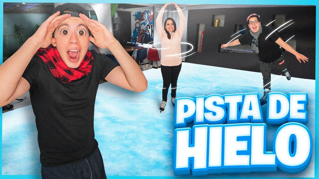 PUSIMOS UNA PISTA DE HIELO ADENTRO DE NUESTRA CASA POR LA CUARENTENA