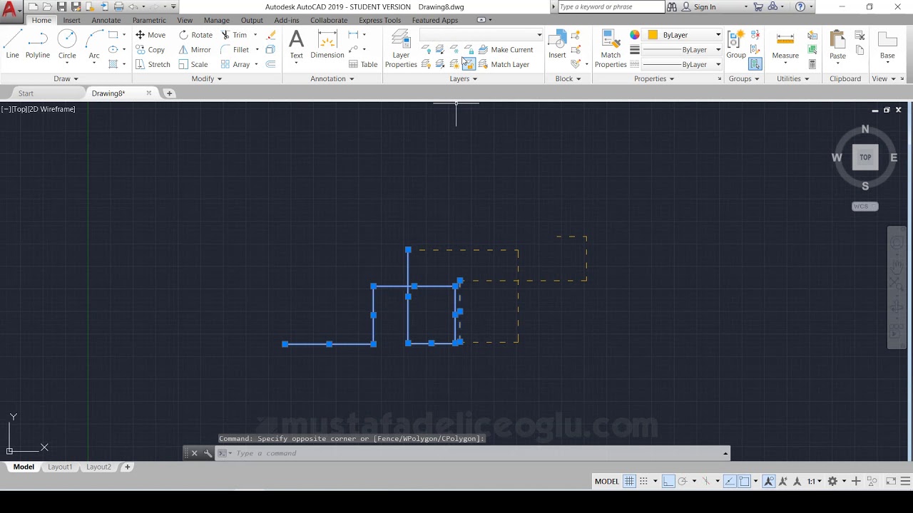 Autocad Kesikli Çizgi ve Kesikli Çizgi Büyütme
