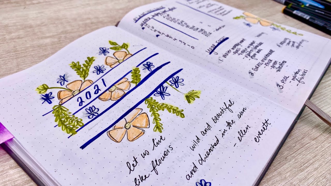 Set Up My 2021 Garden Journal With Me! // Angels Grove Gardening