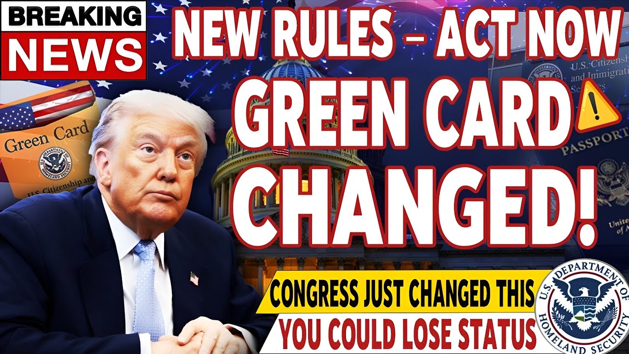 BREAKING | Green Card Rule Change 2025 | What Happens If You Don’t Comply?