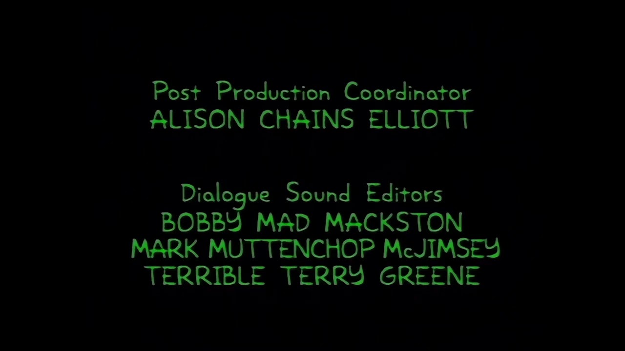 The Simpsons Treehouse Of Horror IV End Credits