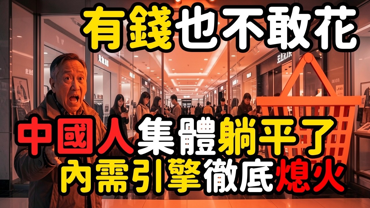 有錢不敢花！中國躺平浪潮席捲；習近平喊十年內需引擎，老百姓用腳投票 | 馬一峰
