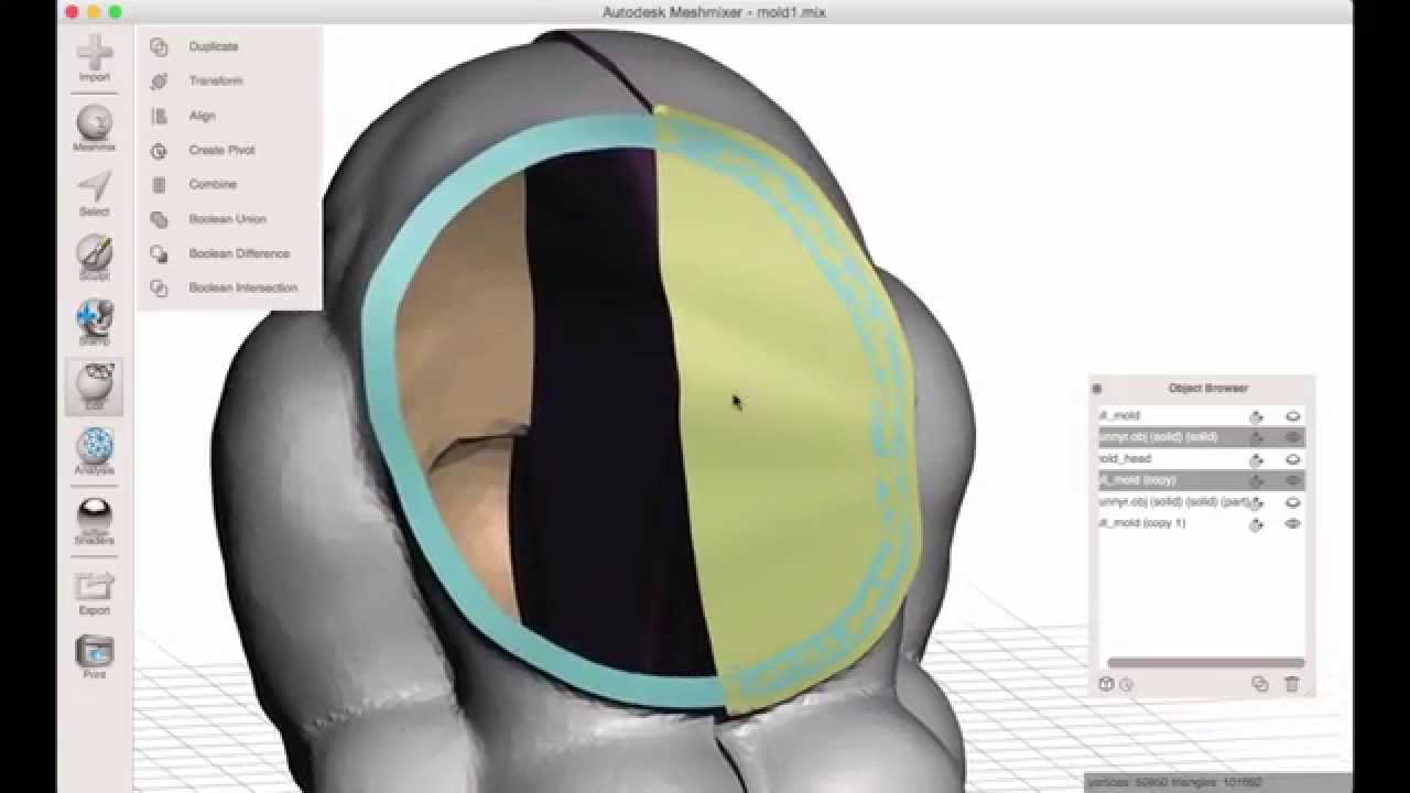 Multi-Part Mold Making Workflow