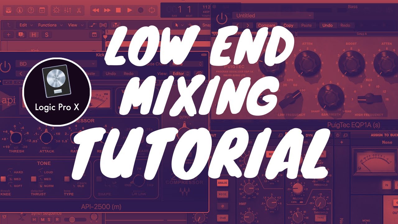 Mixing Low End (Kick & Bass) | Mixing tutorial logic pro x hindi | HC Music
