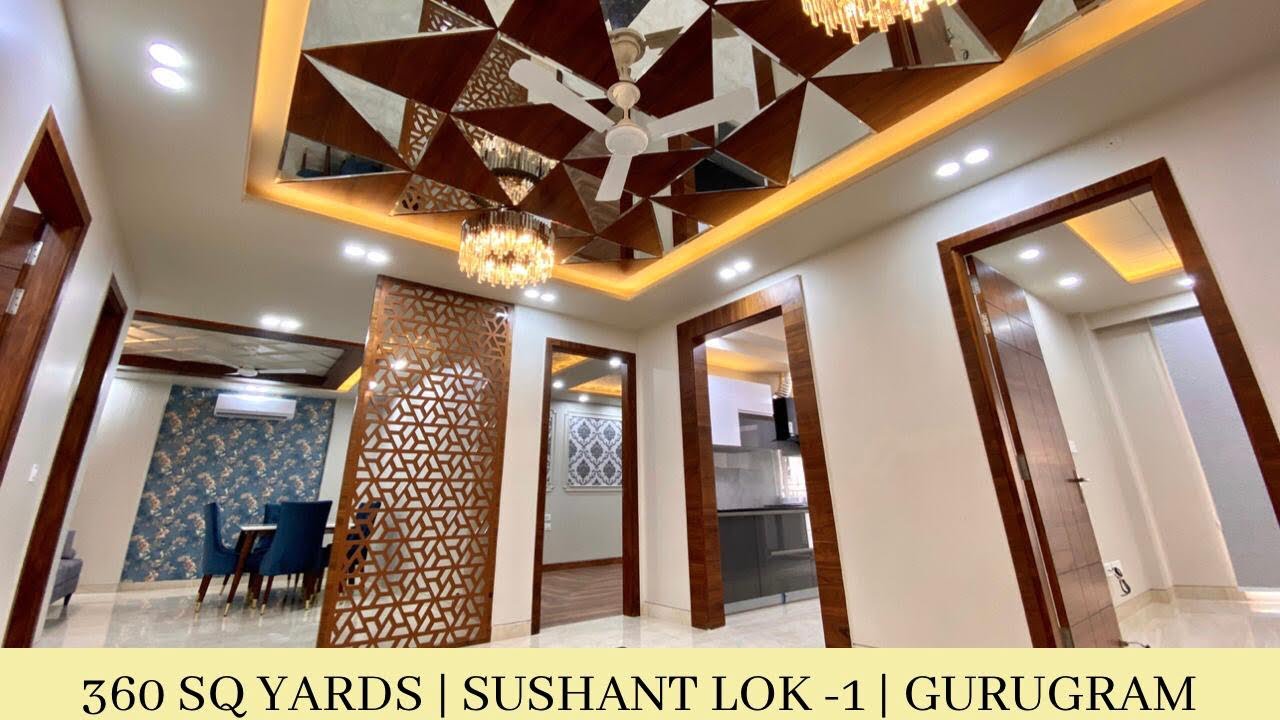 4 BHK 360 Sq Yards Gated Ultra Luxurious Builder Floor Sushant Lok-1 Gurgaon