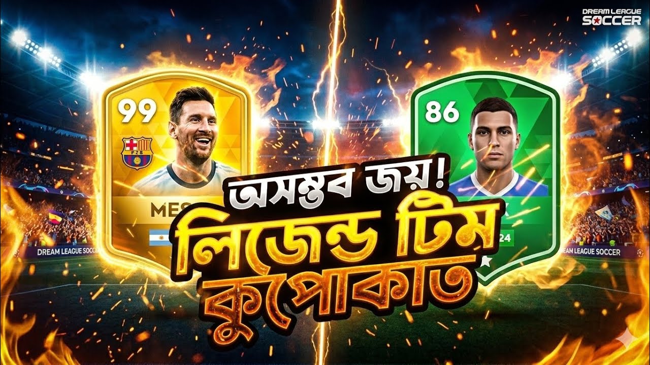 অসম্ভব জয়! লিজেন্ডারি টিমকে কুপোকাত করলো ছোট টিম | DLS Legend Match