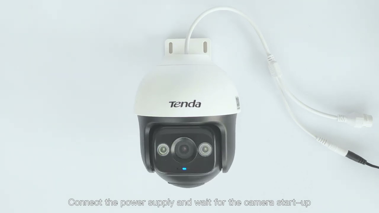 Tenda Outdoor WiFi Pan Tilt Camera Installation video